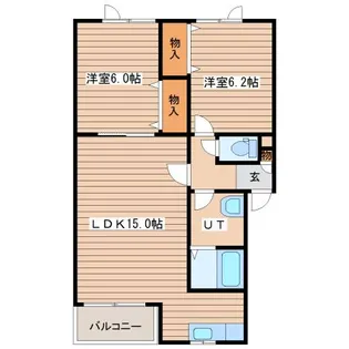 ソレイユ【1階】の間取り