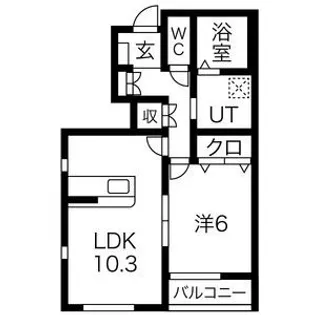 グレンディール C棟【1階】の間取り