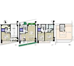 東京都世田谷区等々力4【一戸建】の間取り