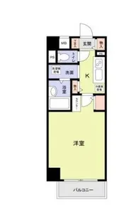 プレステージ桜坂【4階】の間取り