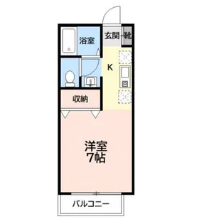 神奈川県川崎市麻生区百合丘2【アパート】の間取り