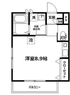 REVE天王町【2階】の間取り