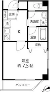 アーデンコート南砂【6階】の間取り
