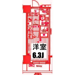 ガーラ・グランディ横濱関内【11階】の間取り