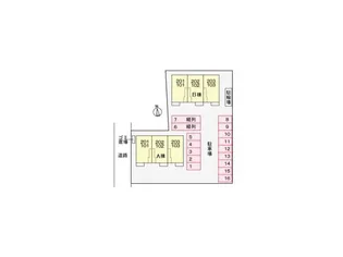 シェルト クレーテ津【2階】の地図