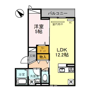 アムール旭【2階】の間取り