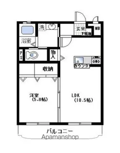 茨城県神栖市堀割1【マンション】の間取り