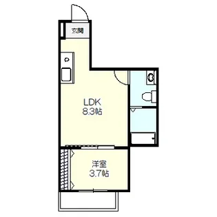 ひなたと春風のラテ【2階】の間取り