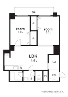 金沢ハイツ【2階】の間取り