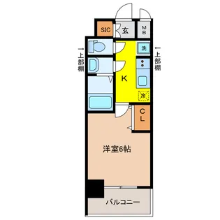 岐阜県岐阜市吉野町1【マンション】の間取り