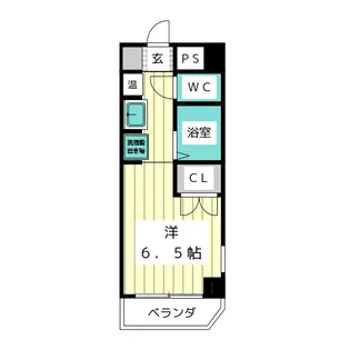 エクセレンス山中【4階】の間取り