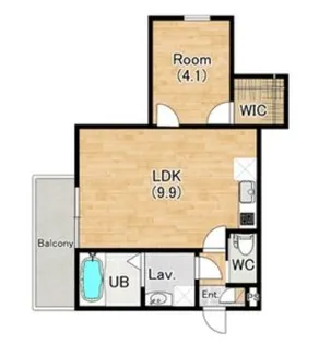 愛知県知立市西町草刈【アパート】の間取り