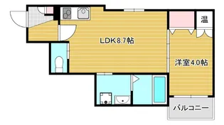 大阪府東大阪市稲葉2【アパート】の間取り
