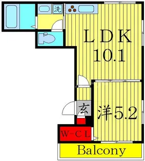 Pearl【2階】の間取り