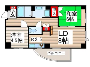 KIRAKU2【3階】の間取り