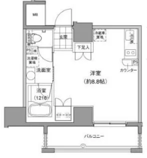 JP noie 小石川富坂【2階】の間取り