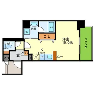 プラチナコート【1階】の間取り