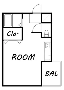 徳島県徳島市山城町東浜傍示【マンション】の間取り