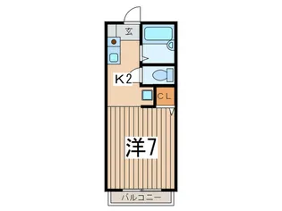 ヴィラ玉川学園【1階】の間取り