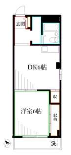 三鷹グリーンハイツ【2階】の間取り