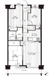 グランドパレス37【2階】の間取り