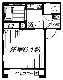 ガーデンアイクリー【2階】の間取り
