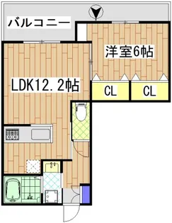 神奈川県川崎市高津区下作延2【マンション】の間取り