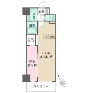 エヌ-フラッツ横浜関内2【7階】の間取り