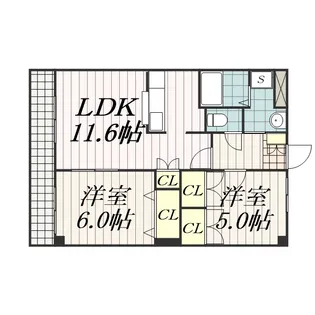 シャイニングin青葉II【2階】の間取り