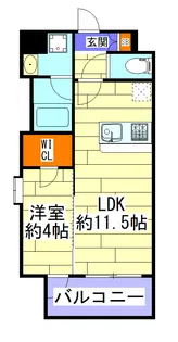 スプランディッド中之島DUE【5階】の間取り