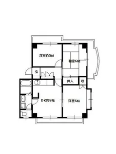 第3あかつき【3階】の間取り