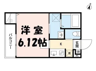 CRASTINE植竹町【2階】の間取り