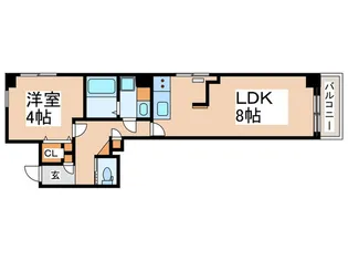 ウェルシャン第2池袋【8階】の間取り