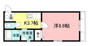 ルーテシア池尻【2階】の間取り
