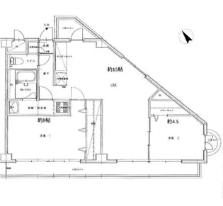 カーサケイワイNo.2【4階】の間取り