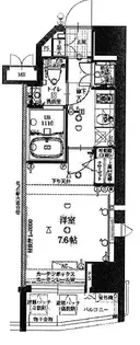 プレスタイル入谷II【4階】の間取り
