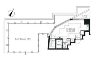 エルスタンザ白金【6階】の間取り
