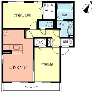 アトレー・デューオ【2階】の間取り