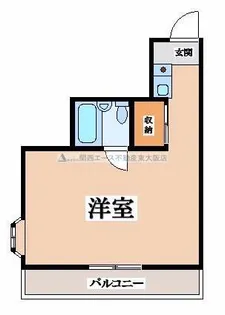 サンライズマンション【4階】の間取り