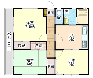 RALAコーポ市ヶ尾【2階】の間取り
