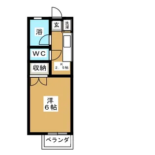 ハイツY南行徳【1階】の間取り