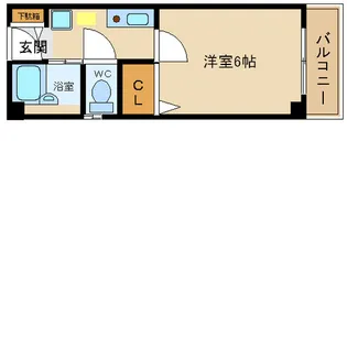 ハイツ東雲ビーハイブ【3階】の間取り