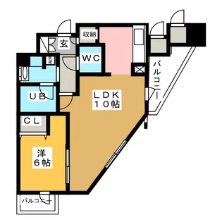 ドゥーエ幡ヶ谷【5階】の間取り