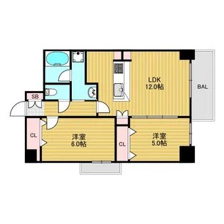 メゾントーワ【4階】の間取り