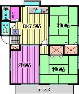 コーポヤジマ【2階】の間取り