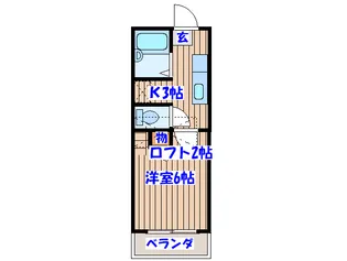 ホッフアルテナ【2階】の間取り