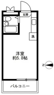 ラ・レジダンス・ド・リュックス【3階】の間取り