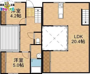 パティオ・コウダ A【2階】の間取り