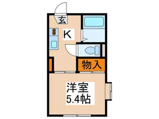 フレグランス平山E【2階】の間取り