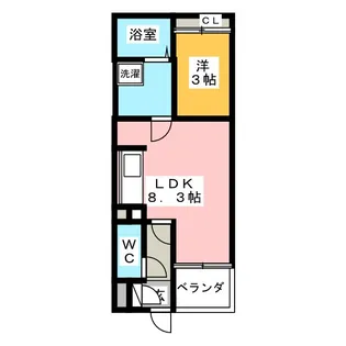 REGALESTこまどめ【3階】の間取り